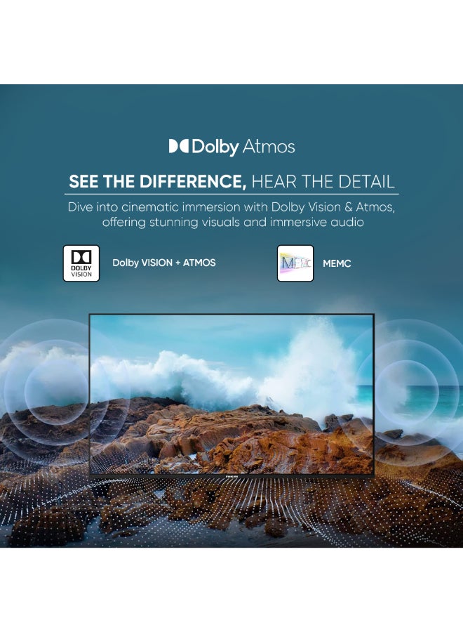 NIKAI 100 Inch Television 4K UHD Google TV, Dolby Vision, HDR10+, 120Hz Motion Rate 2025 100NIKGOOGLE Black - Image 5
