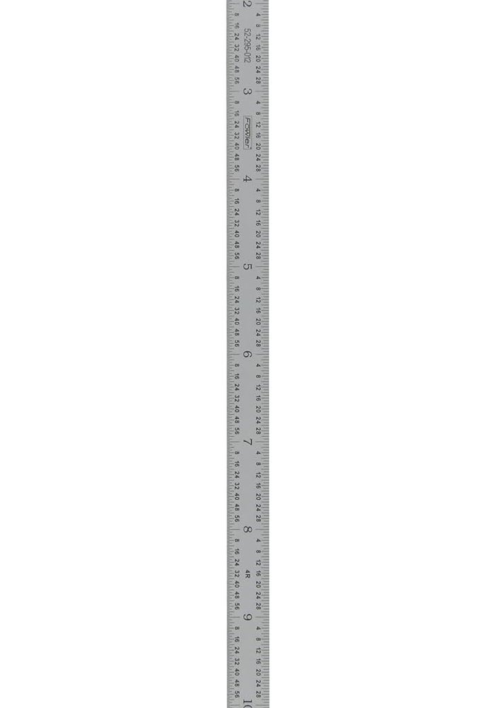Fowler 52-295-012 Flexible Steel Rule - 30cm Length, 1.3cm Width, 0.04cm Thickness - Image 1