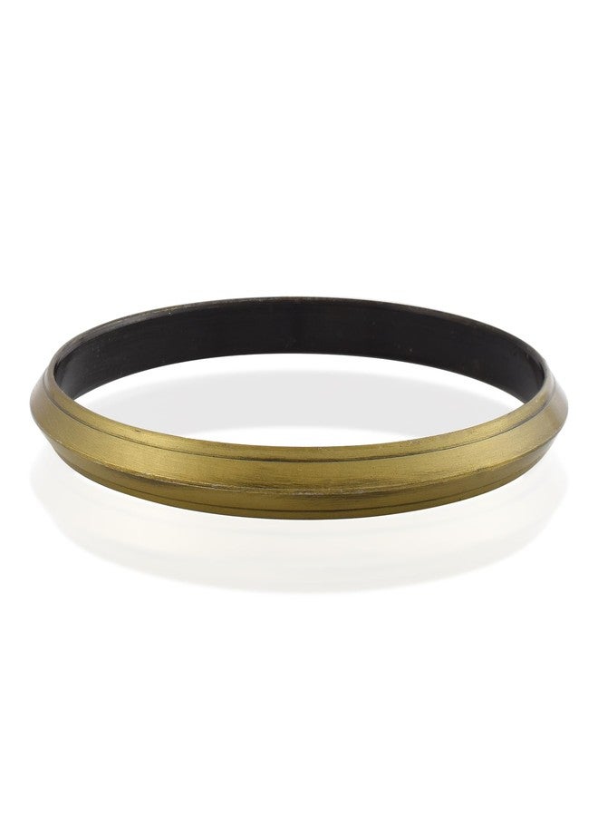 morir Handmade Brass Antique Gold Finish Kada Bangle Bracelet Fashion Jewellery For Unisex - Image 1