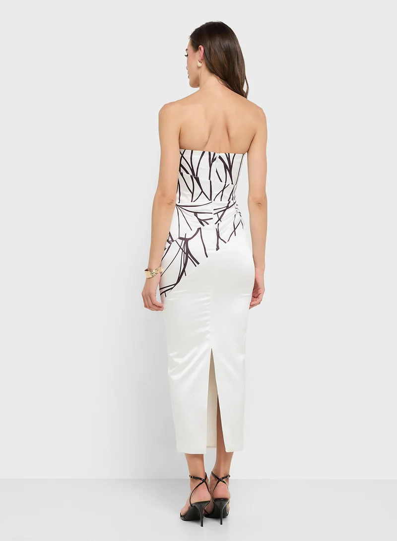 Style Cheat Abstract Print Dress