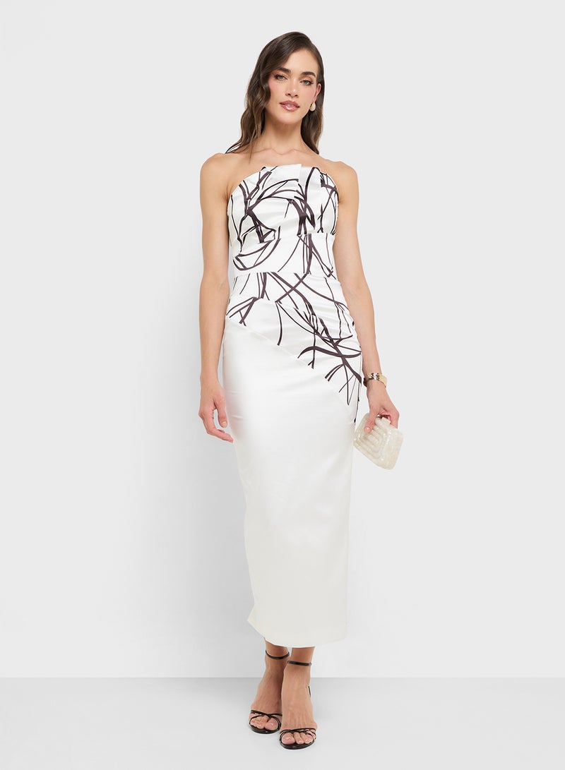 Style Cheat Abstract Print Dress - Image 4