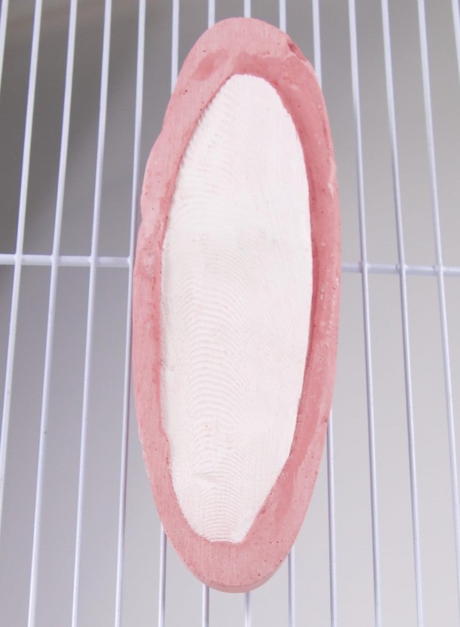 Penn Plax Penn-Plax Bird-Life 2-in-1 E-Cuttlebone & Mineral Block, 1 Pack (1 Count) - Pink Berry Flavor - Enriched with Vitamins, Omega 3 & Honey - Easy Mounting - Great for All Bird Sizes - Image 3