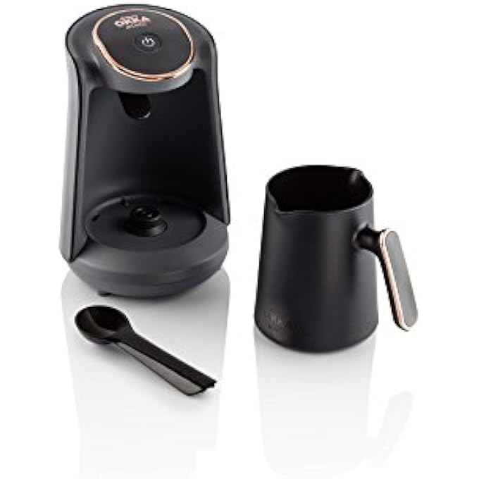 ارزوم اوكا ماكينة صنع القهوة التركية مينيو، لون أسود نحاسي، Ok004Min، ضمان لمدة عام واحد من الشركة المصنعة - Image 4