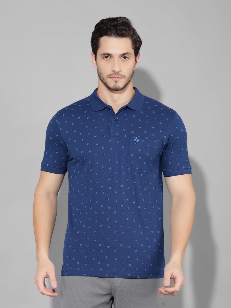Dollar Mens Cotton Casual Printed Polo Tshirt (Pack of 2) - Image 2