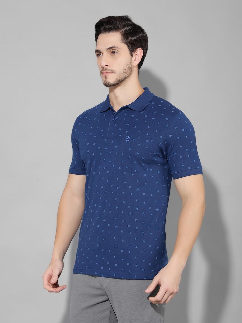 Dollar Mens Cotton Casual Printed Polo Tshirt (Pack of 2) - Image 4