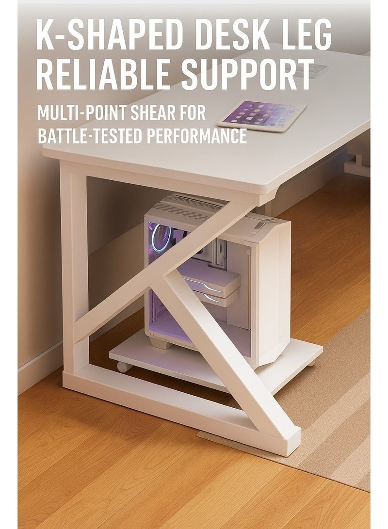 NZONE STORE Professional gaming table with a modern and spacious design100 cm K-shaped table - Image 5