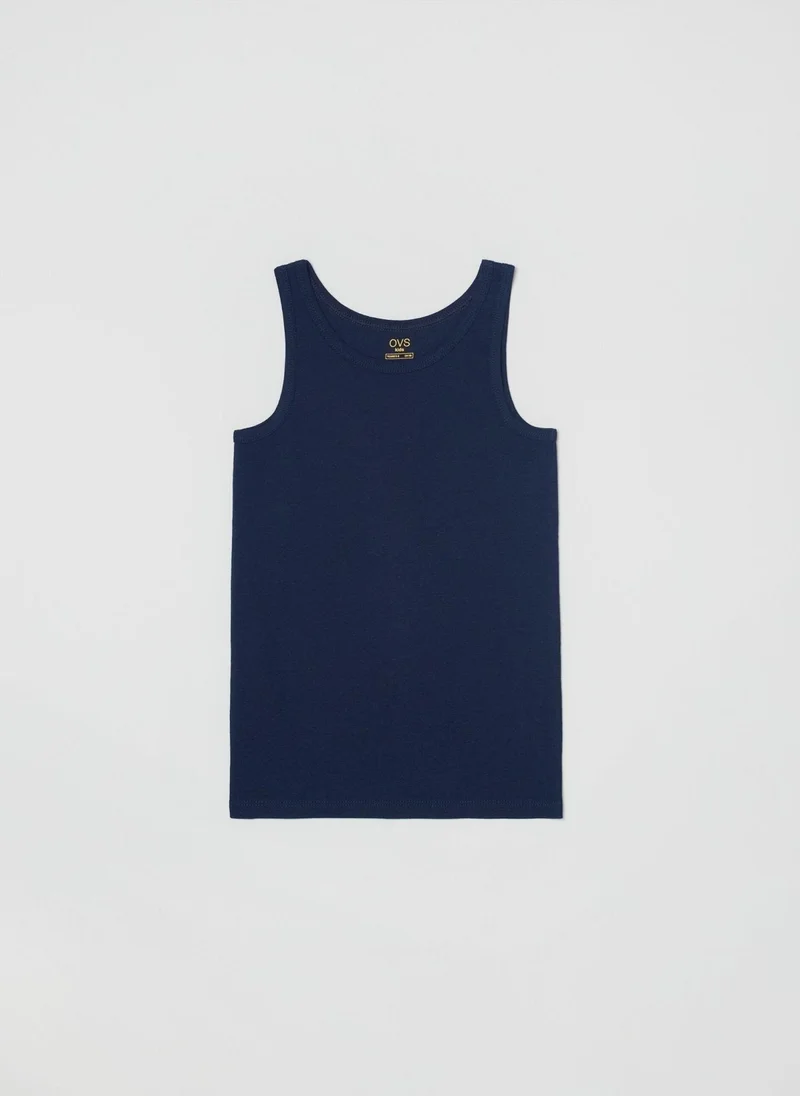 او في اس Ovs Two-Pack Racer Back Vests With Round Neck