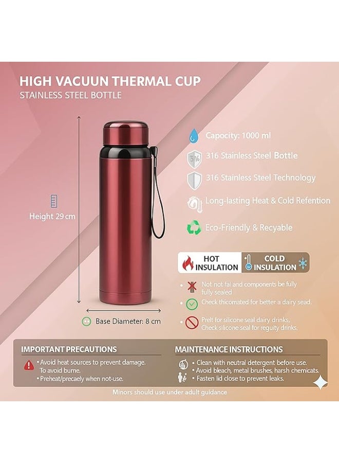 Thermal Stainless Steel Mug – 1000ml - Image 5