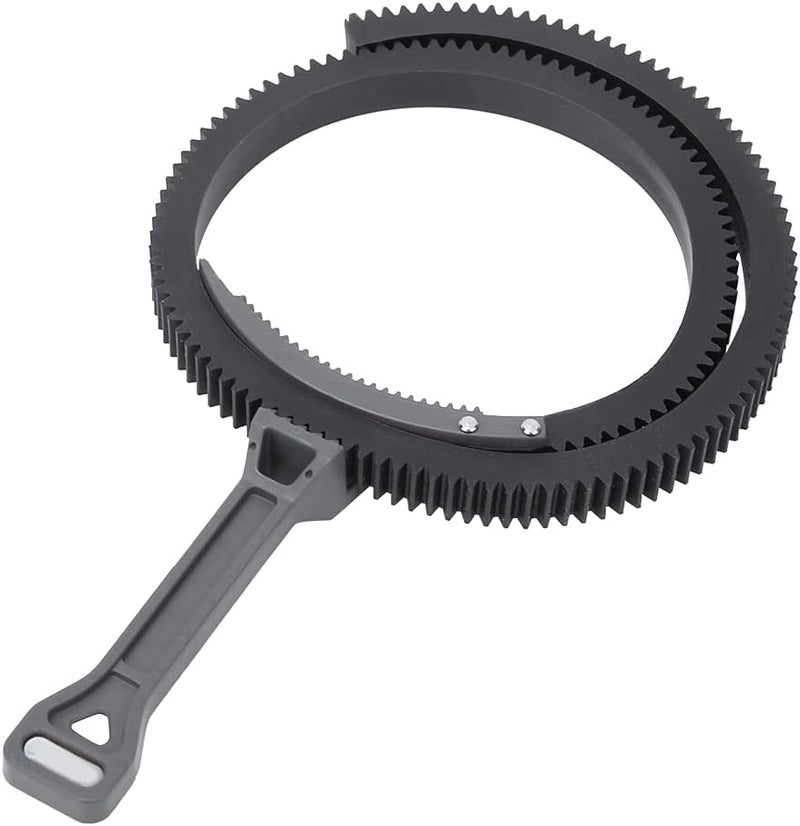 Adjustable Zoom Follow Focus Focusing Handle Lever with Gear Belt Ring for 46mm-110mm Lens for DSLR Camere (Grey) - Image 1