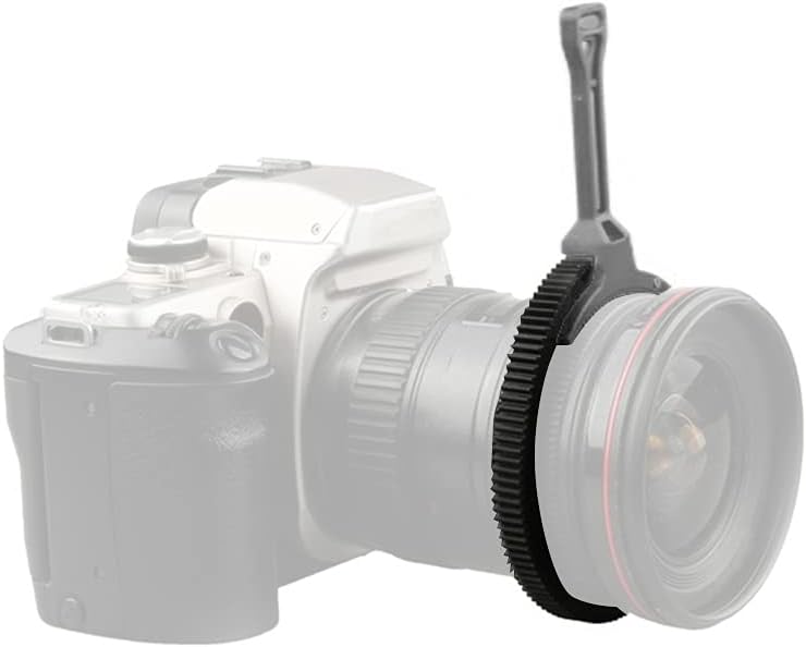 Adjustable Zoom Follow Focus Focusing Handle Lever with Gear Belt Ring for 46mm-110mm Lens for DSLR Camere (Grey) - Image 5