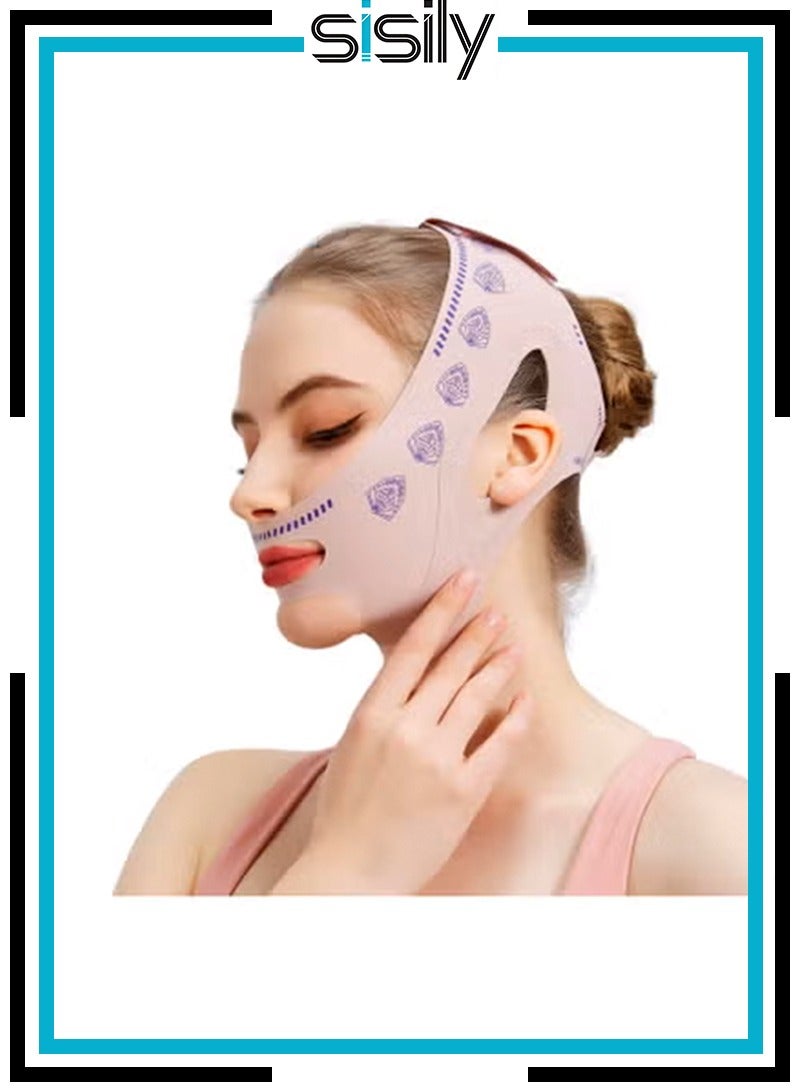 Sisily 1pcs Chin Strap for Women Thin and Comfortable Adjustable V- Line Mask - Image 1