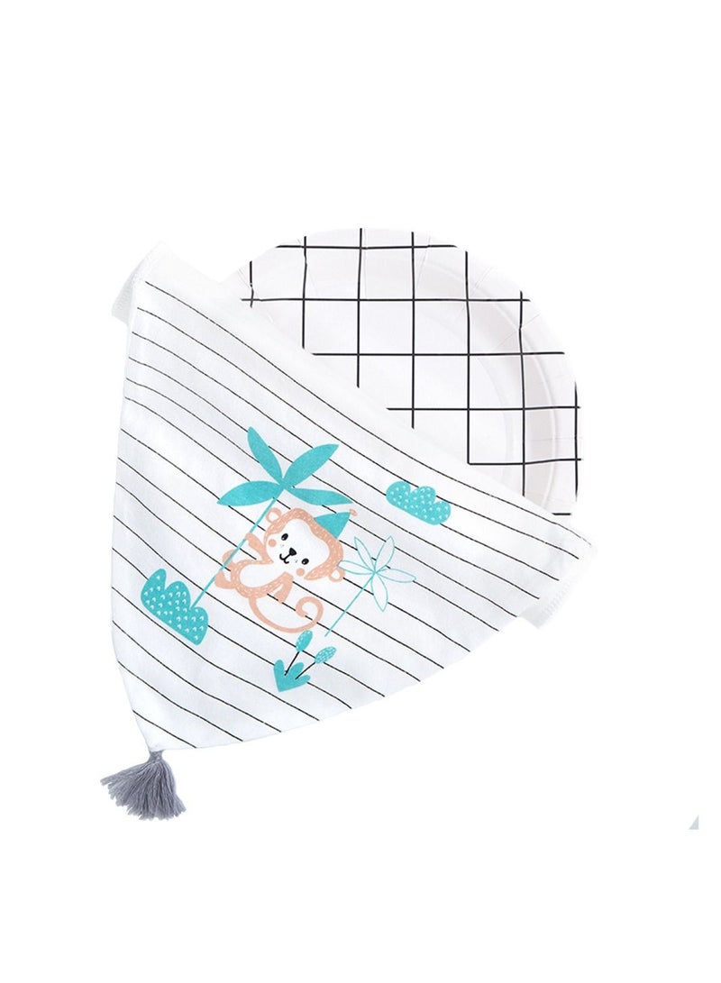 Muslin Tree Baby Four-Layer Sweat-Absorbent Cotton Towel  - Image 1