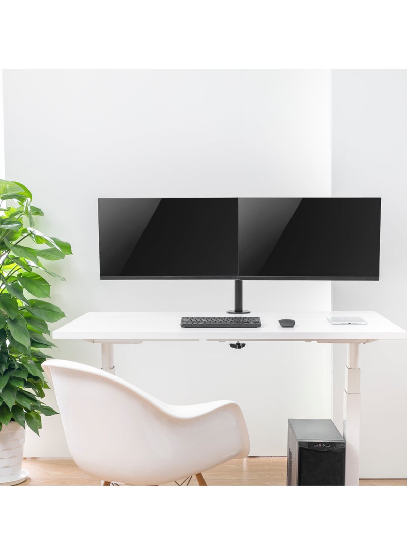 Skill Tech SH 024N Dual Monitor Economy Articulating Stand For Most 13"-32" Screens, VESA 100x100, Max Load Capacity 16 Kg - Image 5