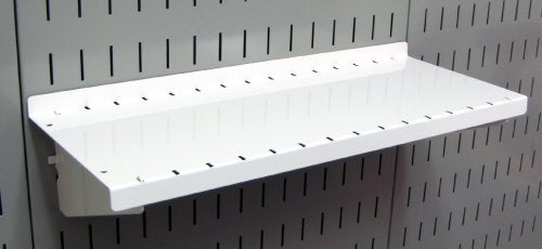 Wall Control Shelf 6in Deep Pegboard Shelf Assembly Pegboard and Slotted Tool Board – White - Image 5