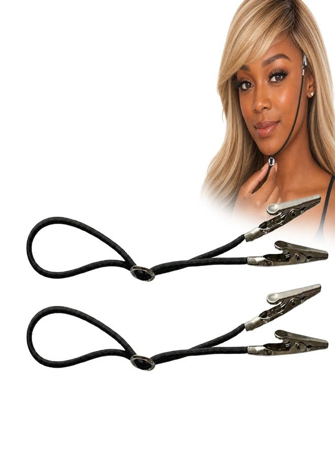 Brandywine Wig Chin Strap, Soft Elastic, Strong Grip, Secures Wigs for Styling, Cutting & Brushing - Pack of 2 - Image 1