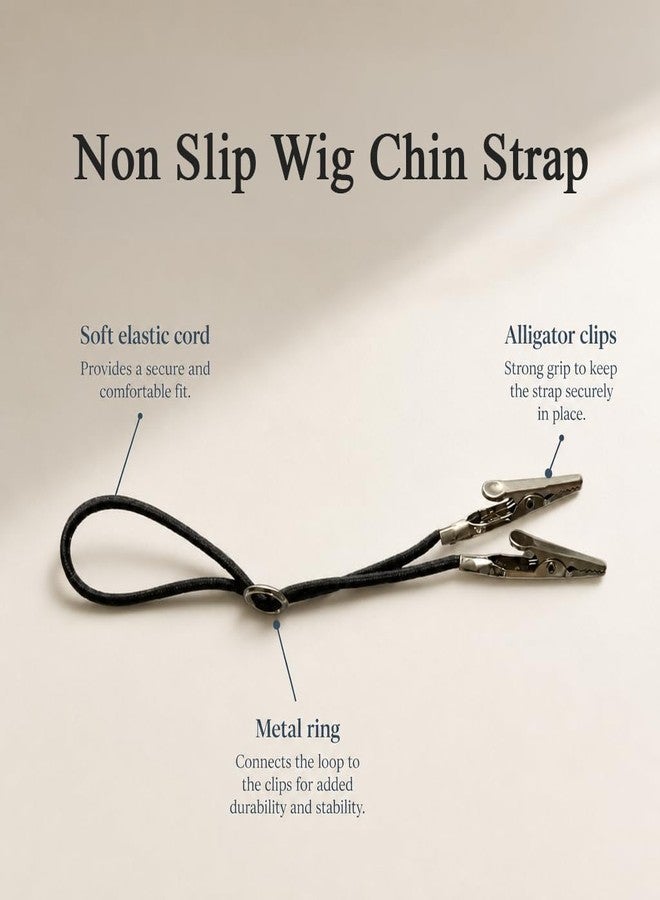 Brandywine Wig Chin Strap, Soft Elastic, Strong Grip, Secures Wigs for Styling, Cutting & Brushing - Pack of 2 - Image 2