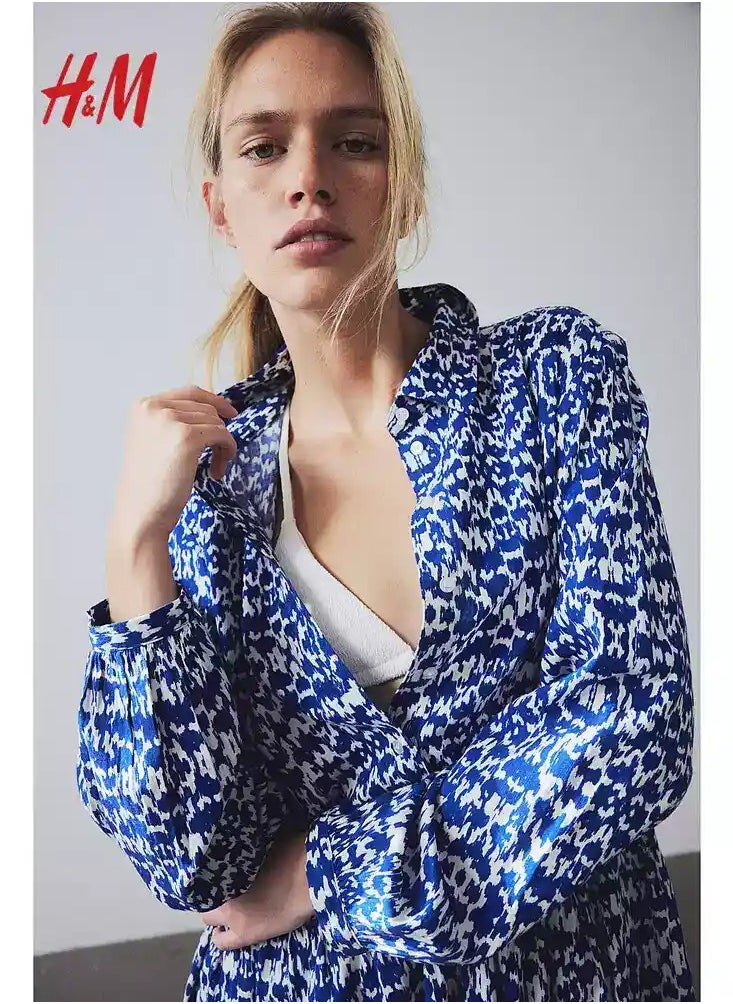 H and M - HM Women's New Loose Lightweight Comfortable And Fashionable Dress - Image 1