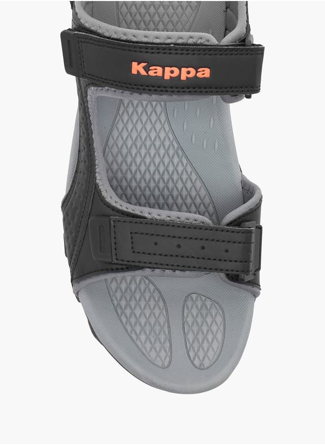 Kappa - Men's Solid Sandals with Hook and Loop Closure - Image 1