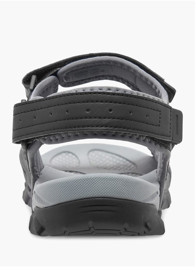 Kappa - Men's Solid Sandals with Hook and Loop Closure - Image 1