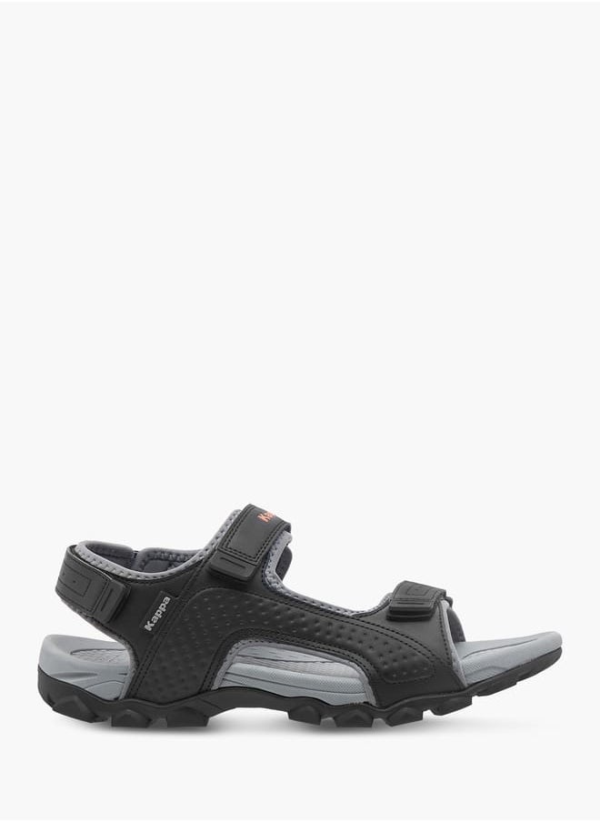 Kappa - Men's Solid Sandals with Hook and Loop Closure - Image 1