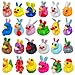 Cherislpy 24 Pcs Prefilled Easter Eggs with 3D Print Easter Ducks Toys Inside for Kids Girls Boys Easter Basket Stuffers Party Favors Gifts Easter Egg Fillers Hunt - Image 4