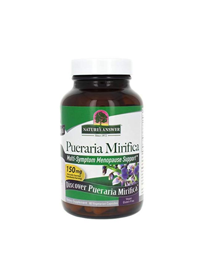 NATURE'S ANSWER Pueraria Mirifica Multi Symptom Menopause Support - 60 Capsules - Image 1