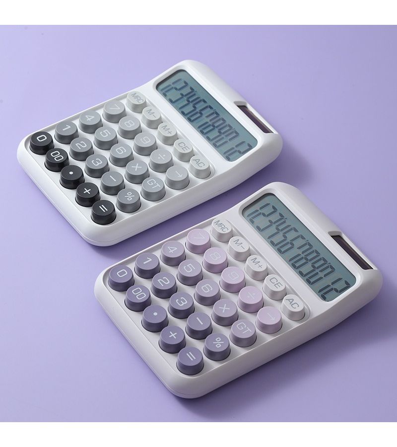 Purple Multifunctional Scientific Calculator With Full Color Display - Image 2