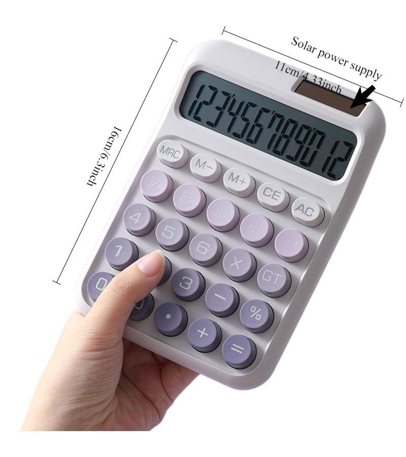 Purple Multifunctional Scientific Calculator With Full Color Display - Image 4
