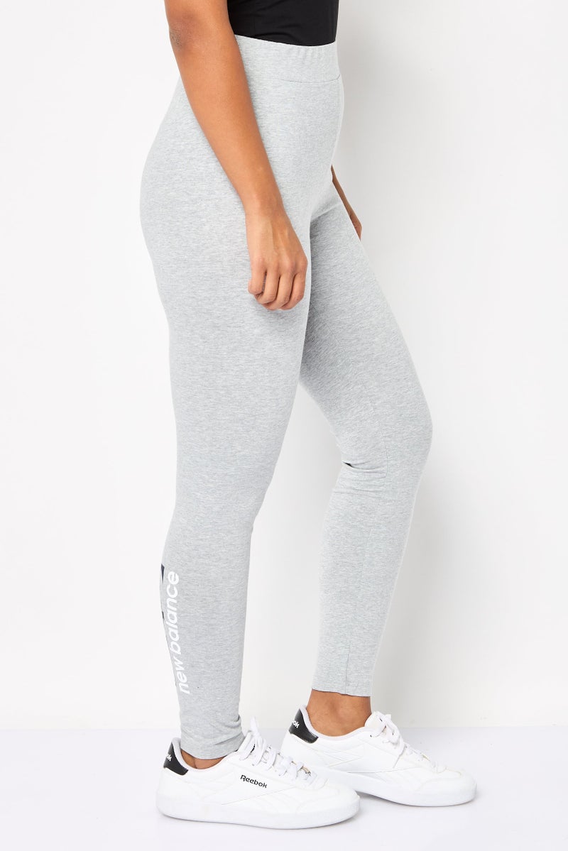 New Balance Women Sportswear Fit Training Tights, Grey  - Image 3