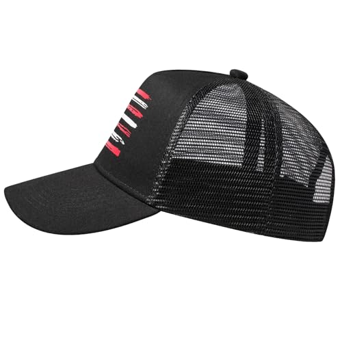 VIONLAN Baseball Cap, American Flag Trucker Hat for Men Women, Breathable Adjustable Fit Outdoor Mesh Snapback Hats - Image 3