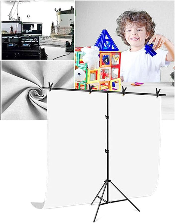 White Photography Backdrop Curtain 3x6m Photo Booth Background Screen For Video Recording Parties - Image 5