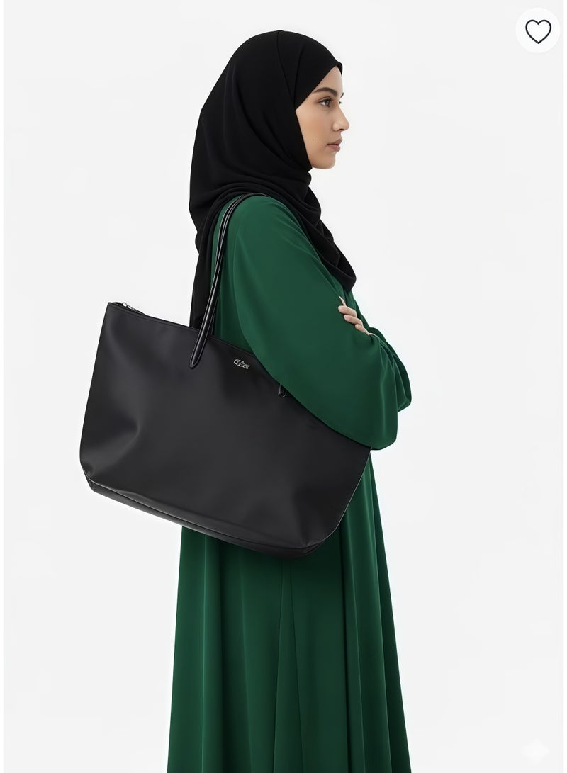 Lacoste Women's L12.12 Concept Fashion Versatile Large Capacity Zipper Handbag Single Shoulder Bag Tote Bag Camera Bag Large - Image 2