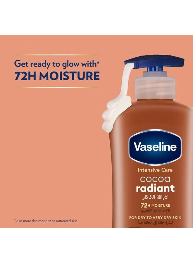 Vaseline Intensive Care  Cocoa Radiant Body Lotion For Dry To Very Dry Skin 400ml - Image 4