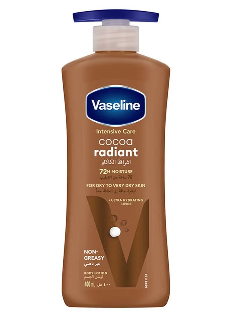 Vaseline Intensive Care  Cocoa Radiant Body Lotion For Dry To Very Dry Skin 400ml - Image 1
