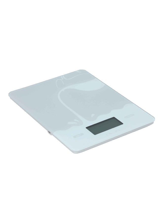 CAMRY - Premium Grade Lightweight Rechargeable Kitchen Scale Grey and White 5kg EK9380HR - Image 1