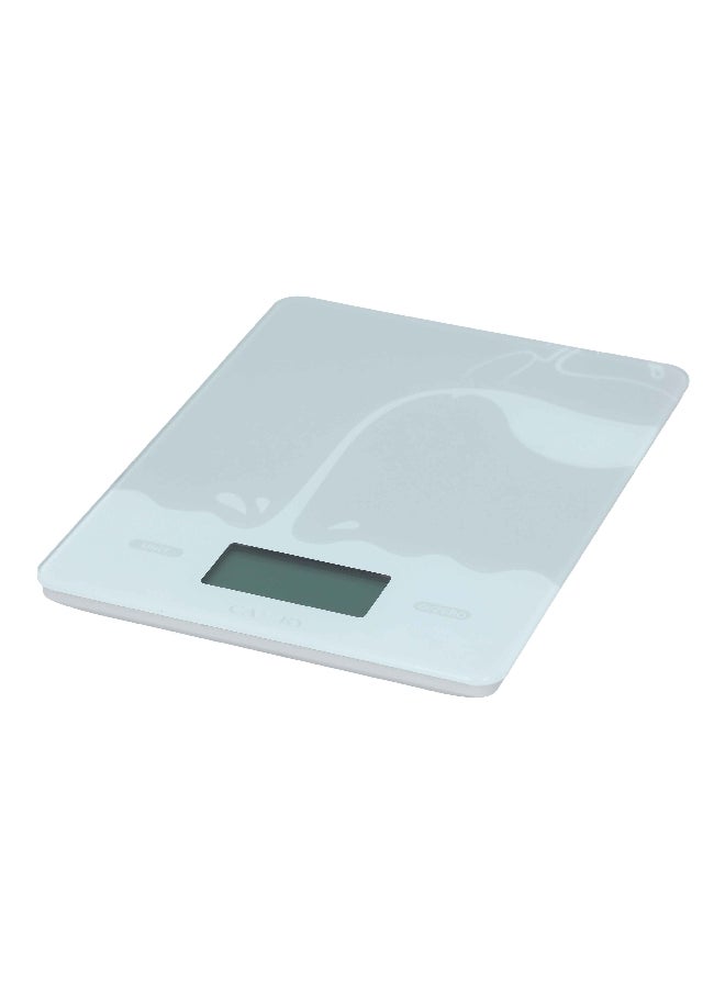 CAMRY - Premium Grade Lightweight Rechargeable Kitchen Scale Grey and White 5kg EK9380HR - Image 1