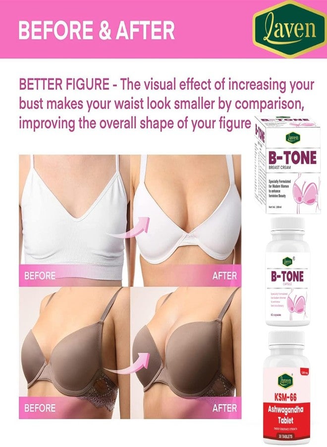 Laven B-Tone Cream For Women Bust Cream for Breast Tightening - Firming & Hydrating - Image 5