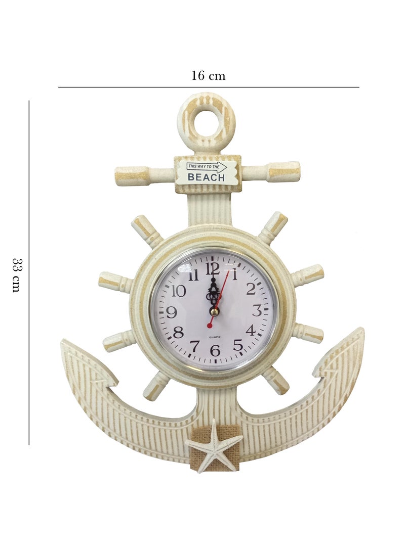 Clock shape Beach Sea Nautical Decoration Wall Decoration