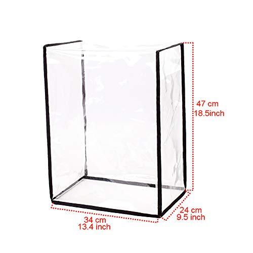 TUYUU Clear Kitchen Blender Dust Cover,Blender Covers Compatible with Ninja Foodi Blender,Blender Covers For kitchen Appliance Covers,Blender Cover with Accessory Pocket.Juice Cover Gift For Women. - Image 2