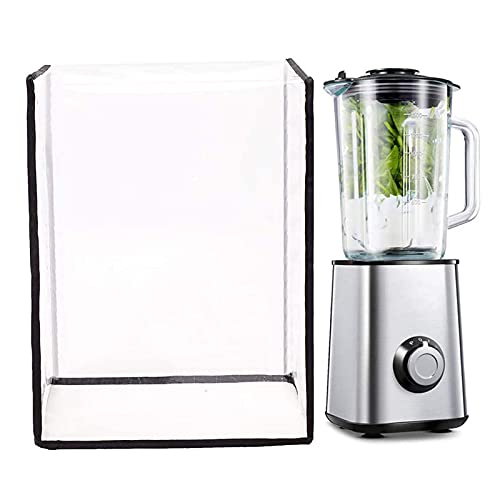 TUYUU Clear Kitchen Blender Dust Cover,Blender Covers Compatible with Ninja Foodi Blender,Blender Covers For kitchen Appliance Covers,Blender Cover with Accessory Pocket.Juice Cover Gift For Women. - Image 1