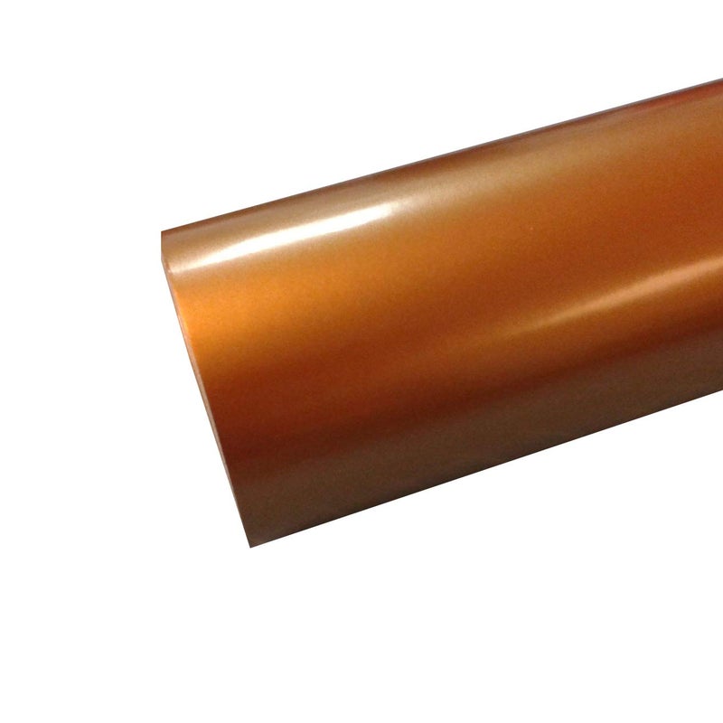 ORACAL 12" x 10 Ft Roll of Glossy 651 Metallic Copper Vinyl for Craft Cutters and Vinyl Sign Cutters