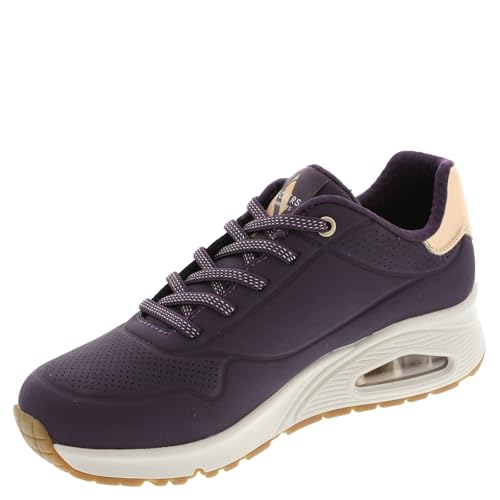 SKECHERS حذاء سنيكرز سكيشرز ستريت أونو-شيمر أواي للنساء، 6.5 B(M) US، بنفسجي داكن - Image 4