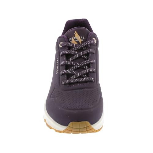 SKECHERS حذاء سنيكرز سكيشرز ستريت أونو-شيمر أواي للنساء، 6.5 B(M) US، بنفسجي داكن - Image 5