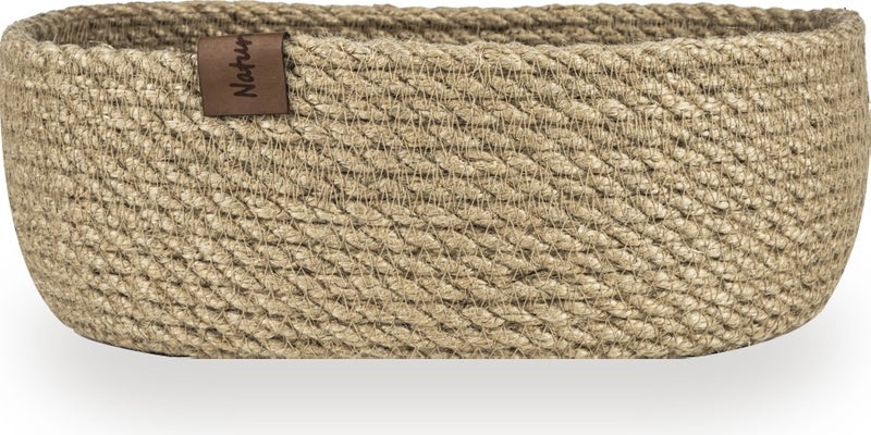 Naturalove Decorative Jute Basket - Oval / Medium Size - Image 4