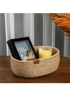 Naturalove Decorative Jute Basket - Oval / Medium Size  - Image 1