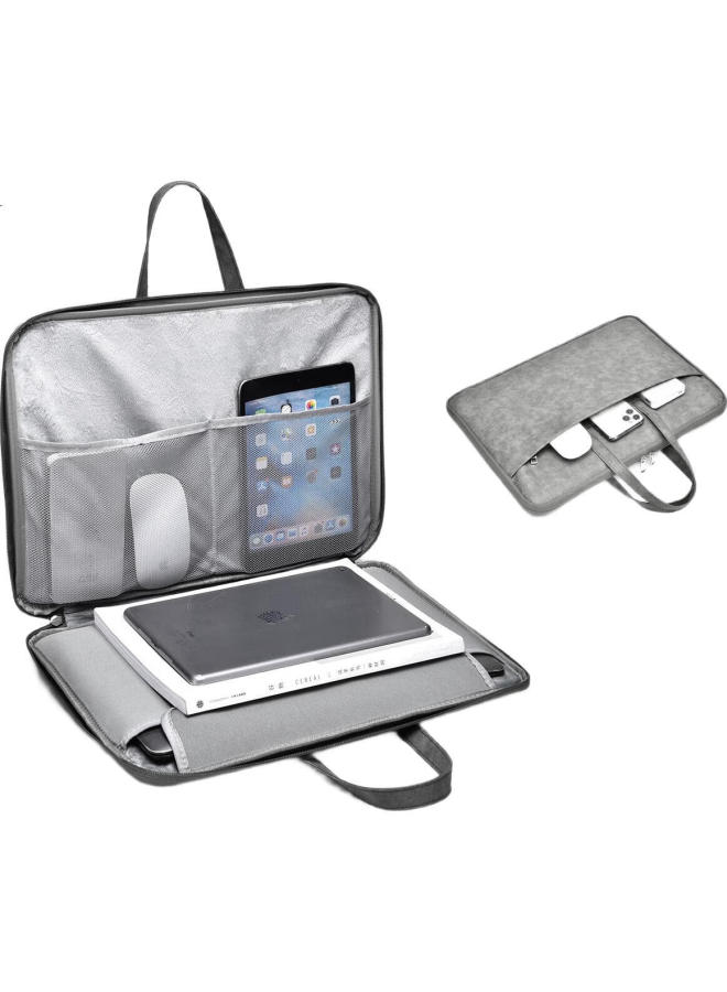 Milooky Laptop Bag For 13/14-Inch Computers, Suitable For Huawei, Apple, Lenovo Laptops, Lightweight Briefcase - Image 2
