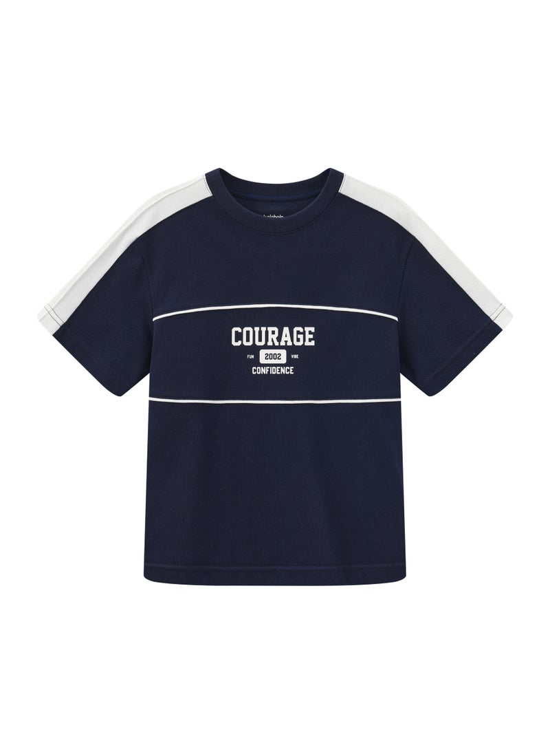 Balabala Kids Unisex Round neck short-sleeved T-shirt - Image 1