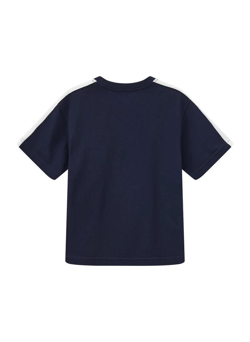 Balabala Kids Unisex Round neck short-sleeved T-shirt