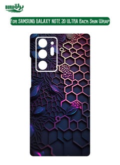 Samsung Galaxy Note 20 Ultra Back Skin Wrap Abstract 3D Design Mobile Protector Skin Wrap Sticker ( NOT A CASE COVER )