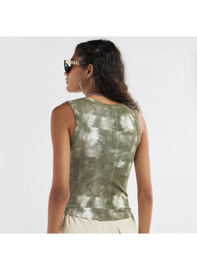 FAV All-Over Print Tank Top with Round Neck  - Image 3